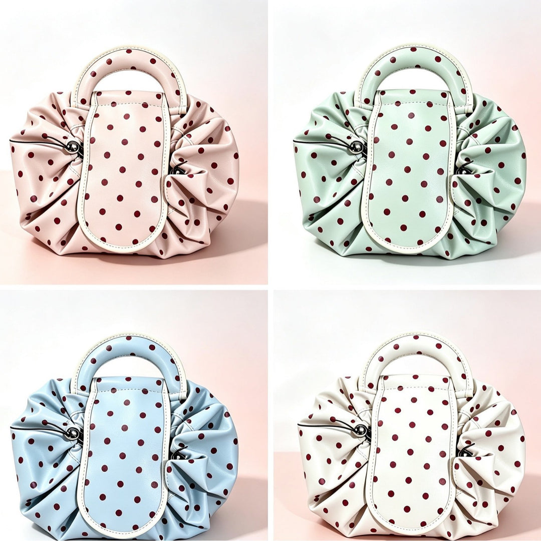 Fashionable Dotted Handbag Bowlift