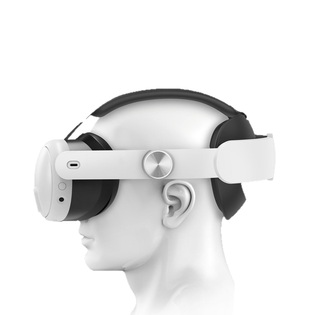 VR-Headset with Ergonomic Design Bowlift