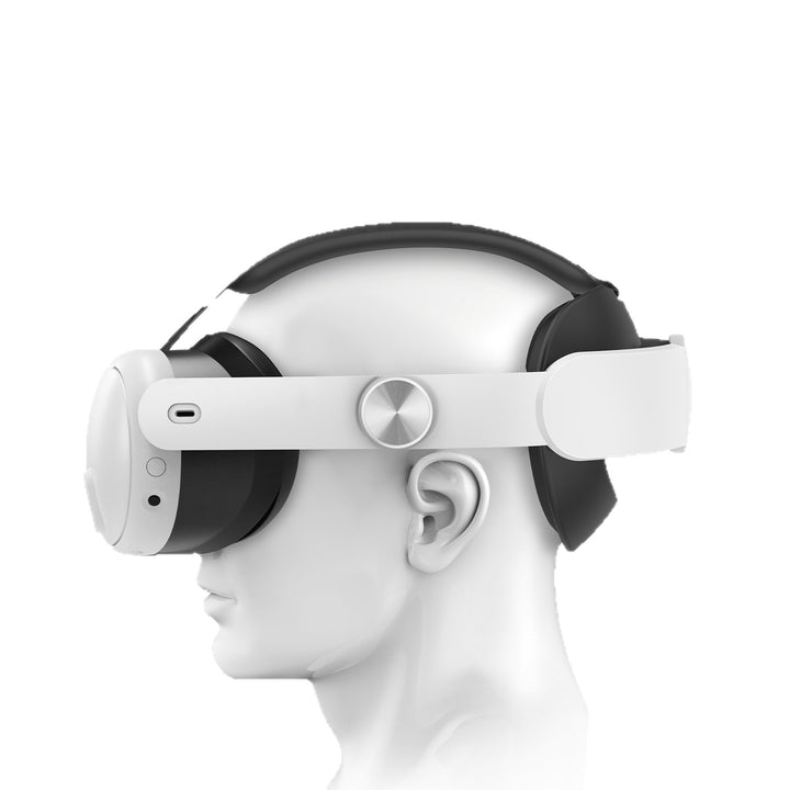VR-Headset with Ergonomic Design Bowlift