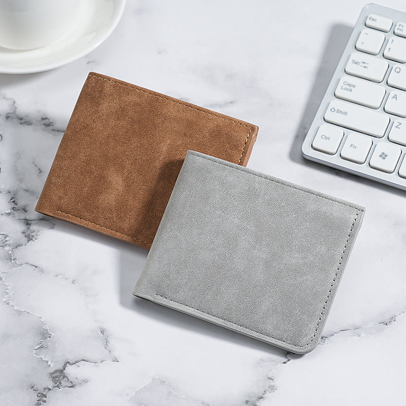 Slim Minimalist Leather Wallet