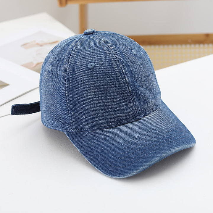 Women's casual and stylish denim baseball cap Bowlift