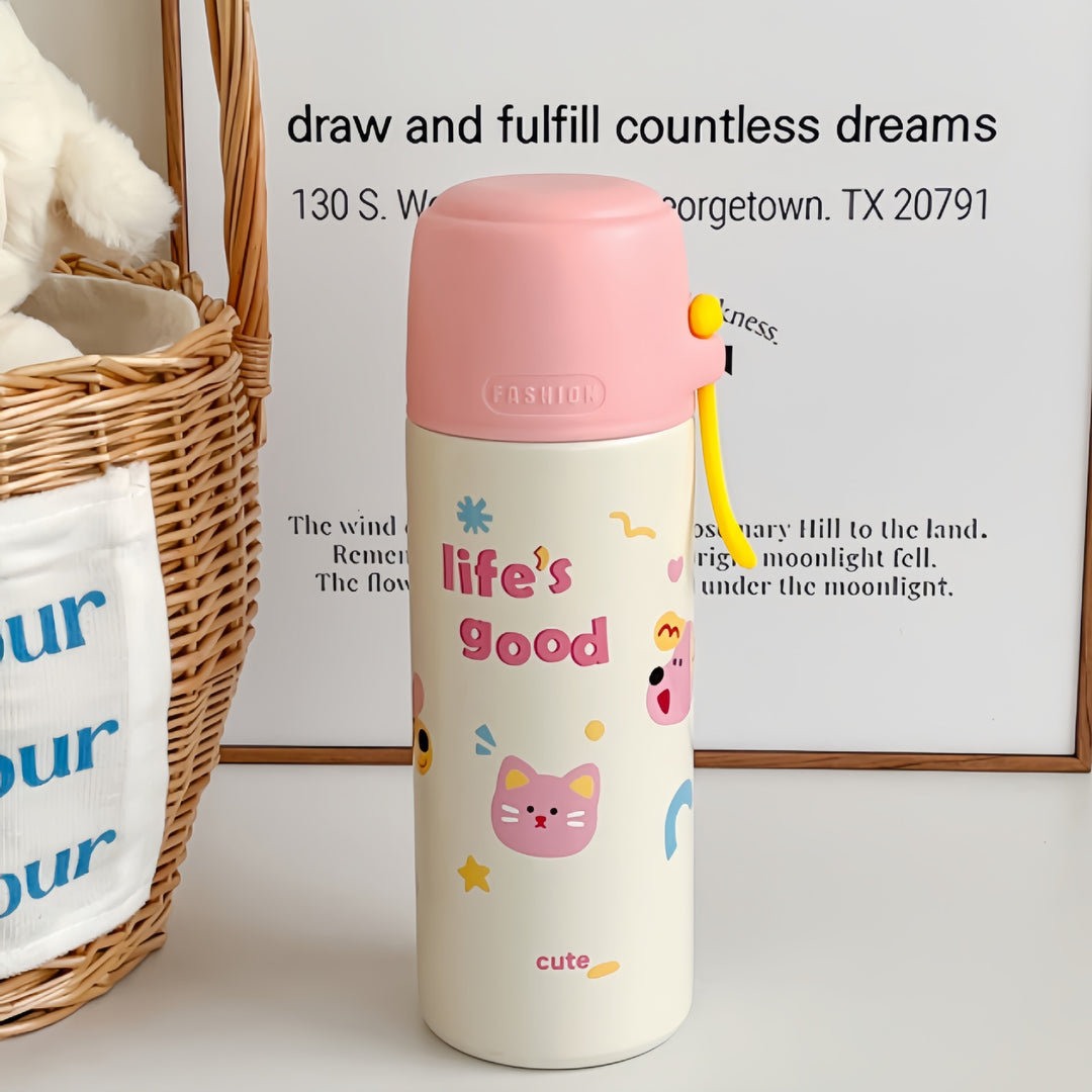 Insulated drinking bottle with sweet motif Bowlift