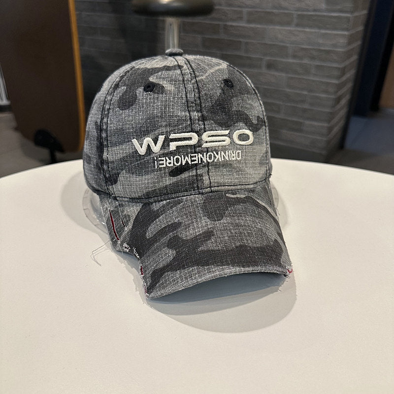 Men's Camouflage Cotton Baseball Cap Bowlift