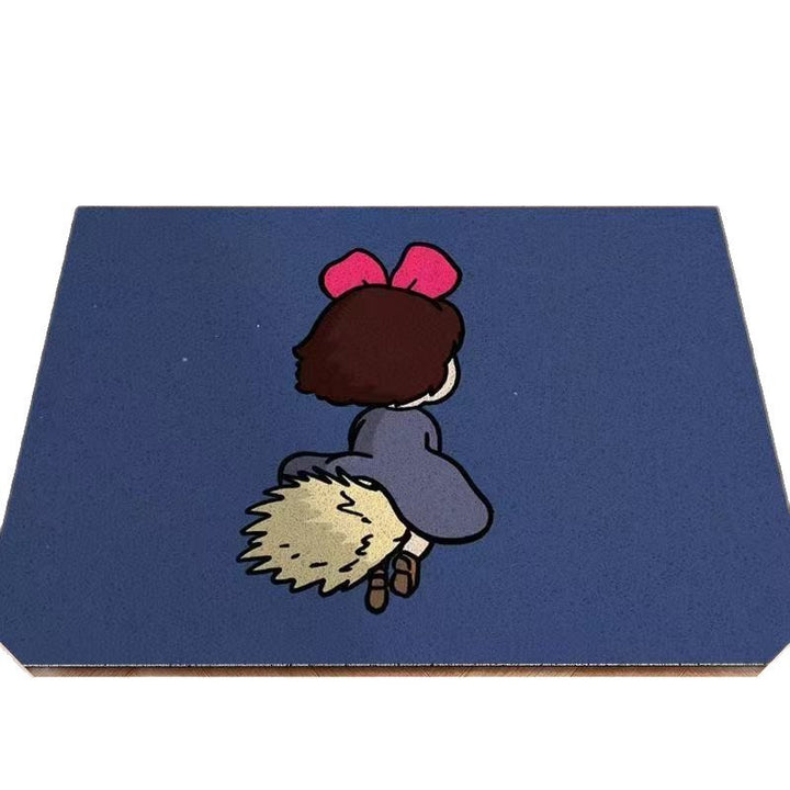 Cartoon-Themed Floor Mat Bowlift