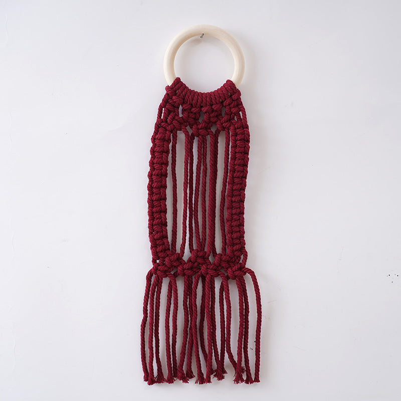 Macrame Photo Frame Wall Hanging Organizer Bowlift