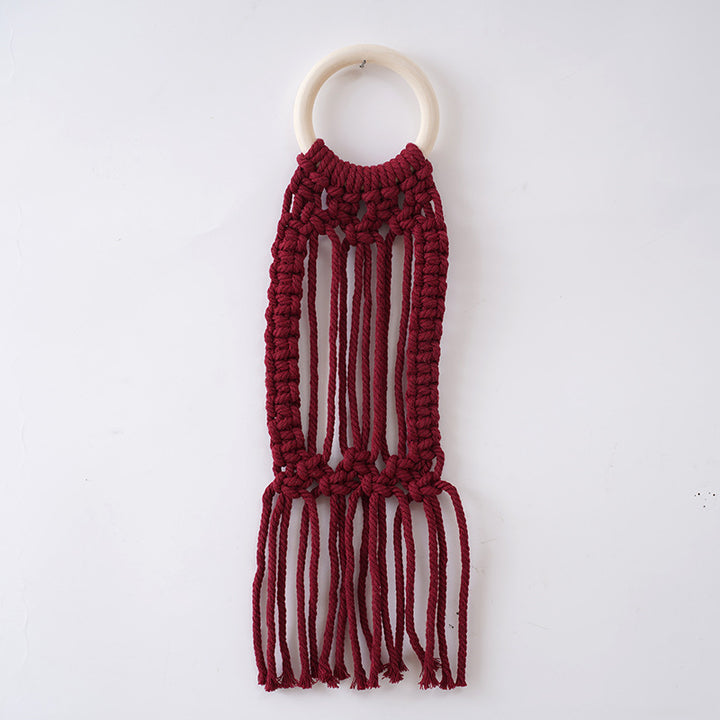 Macrame Photo Frame Wall Hanging Organizer Bowlift