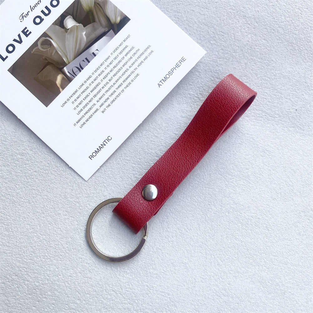 Stylish Leather Key Fob Bowlift