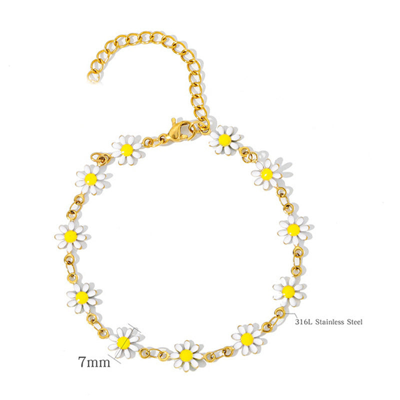 Flower Charm Bracelet Bowlift
