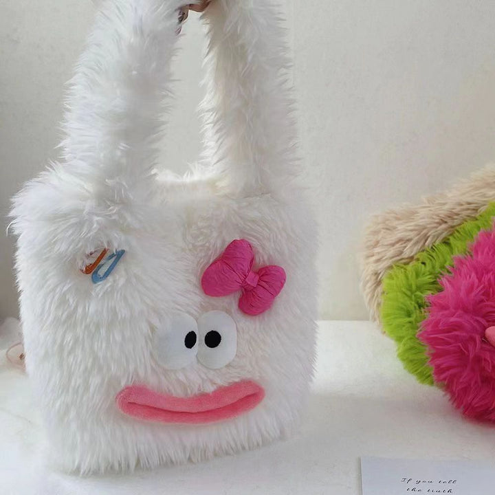 Cozy plush handbag with animal motif Bowlift