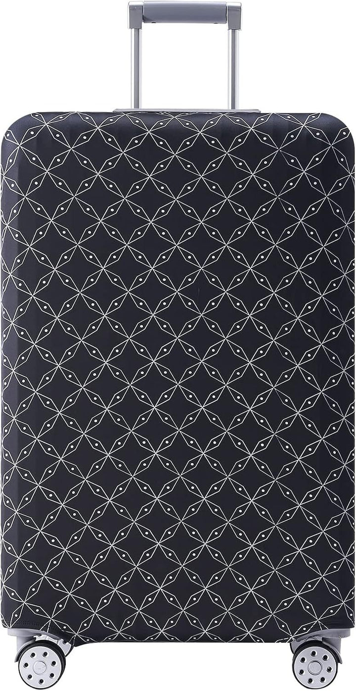 Unisex non-elastic suitcase cover with Paris motif and water-repellent stretch fabric for trolley Bowlift