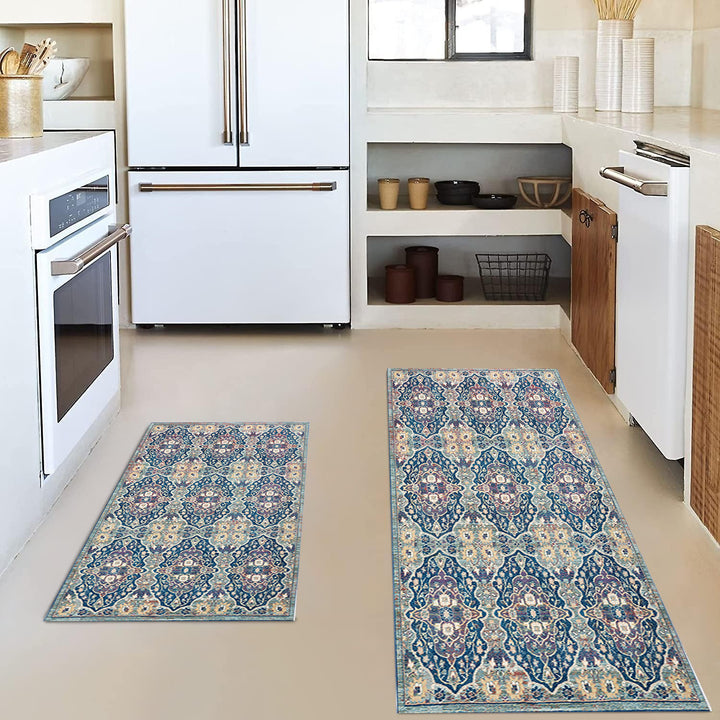Vintage-Inspired Kitchen Mat Set Bowlift