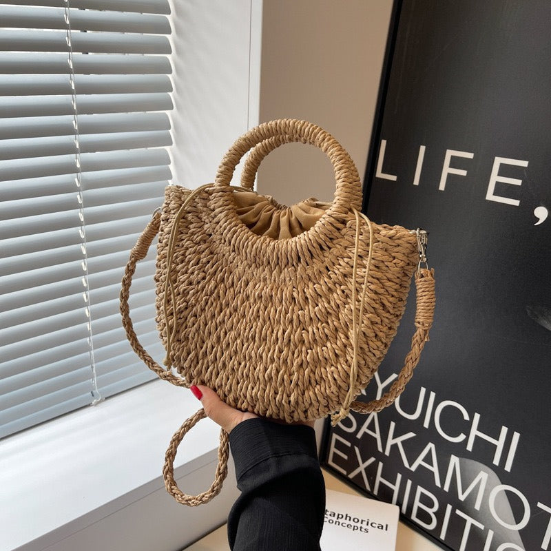 Handbag with Braided Details Bowlift