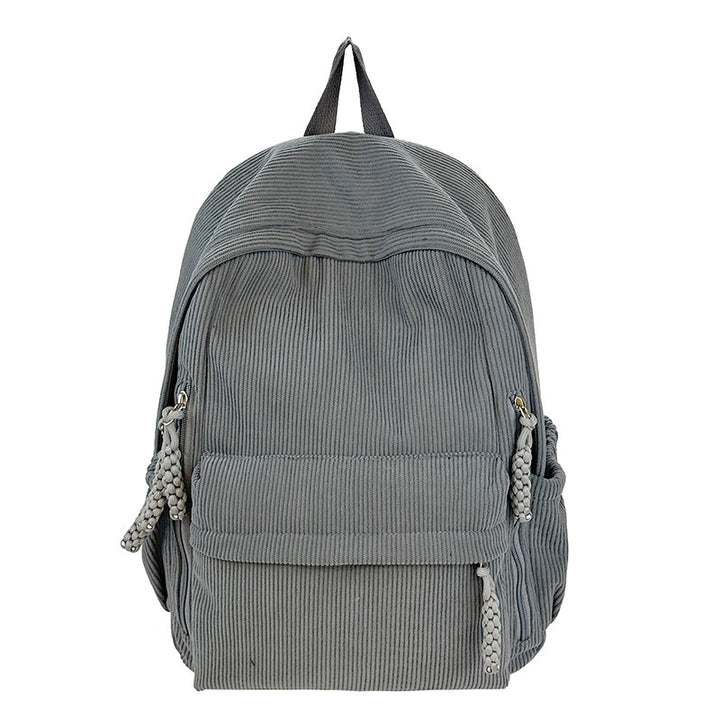 Backpack Made of Durable Ribbed Material Bowlift
