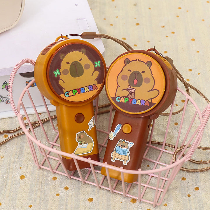 Women Portable Mini Fan with Cute Animal Design Bowlift