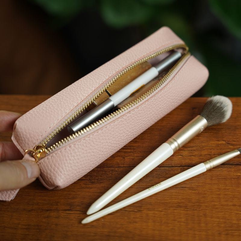 Elegant Leather Pencil Case