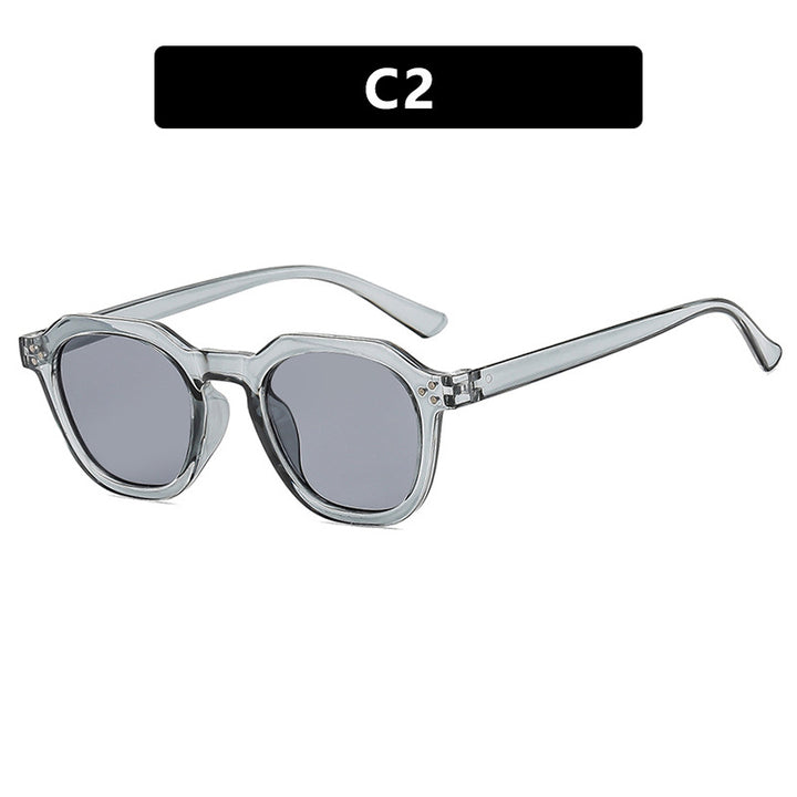 Ladies fashionable sunglasses in trendy hexagon design Bowlift