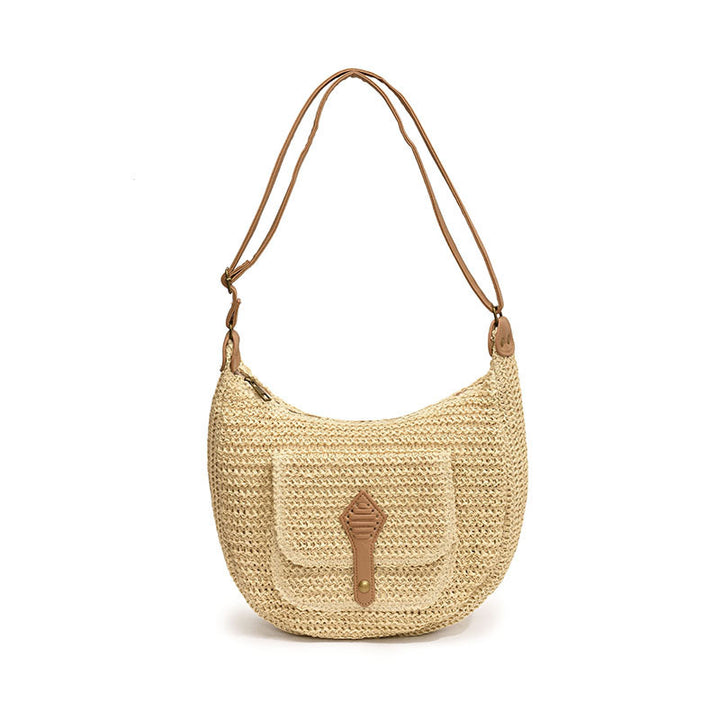 Bucket bag made of fine natural fabric Bowlift