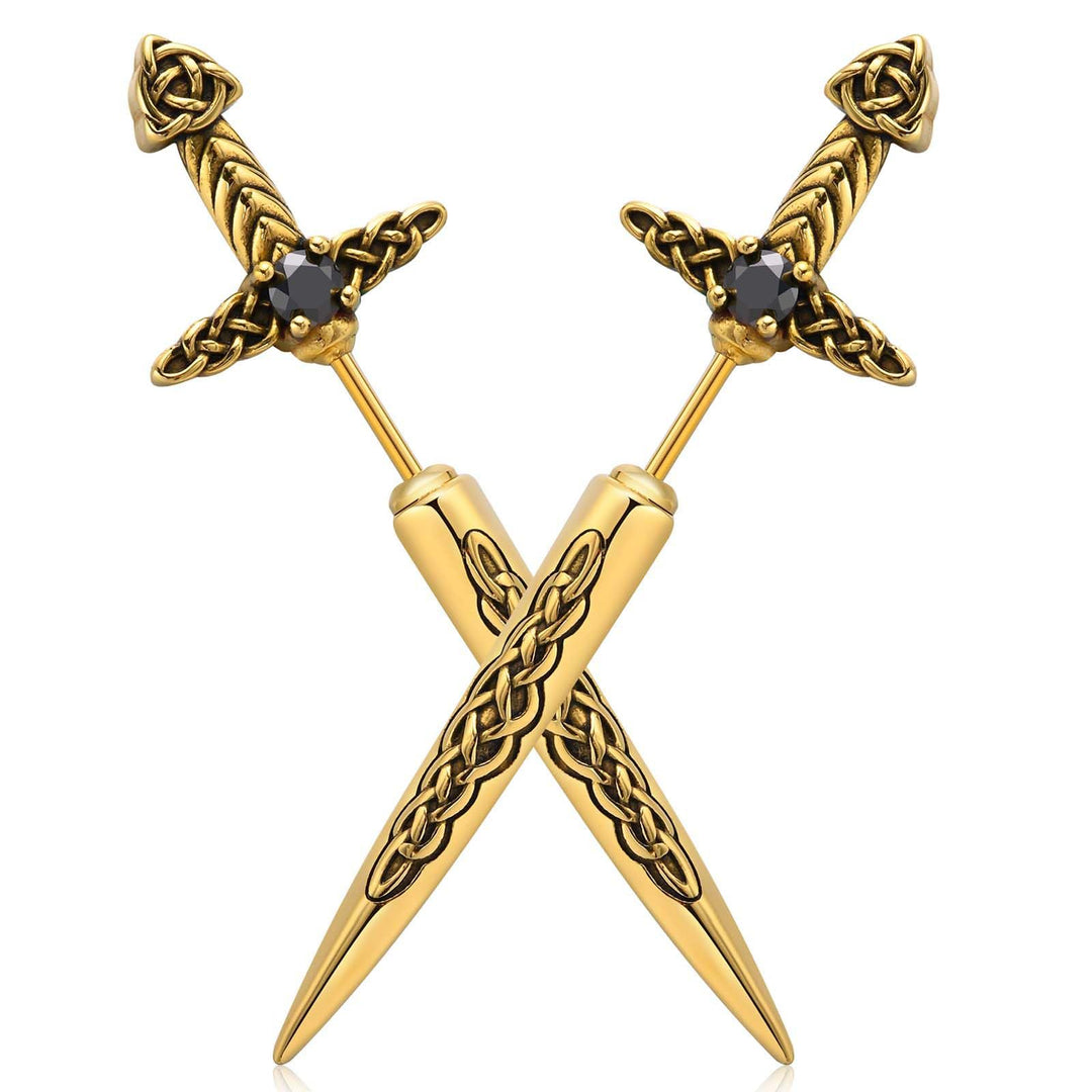 Gothic Sword-Shaped Brooch Bowlift