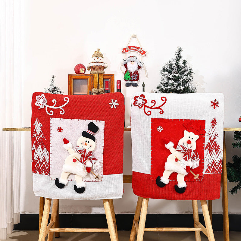 Festive chair covers with Christmas motif Bowlift