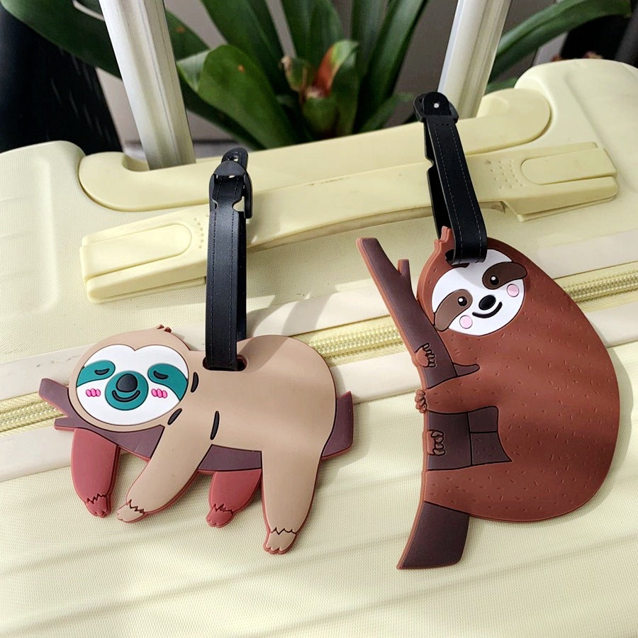 Cute Sloth Luggage Tag Bowlift