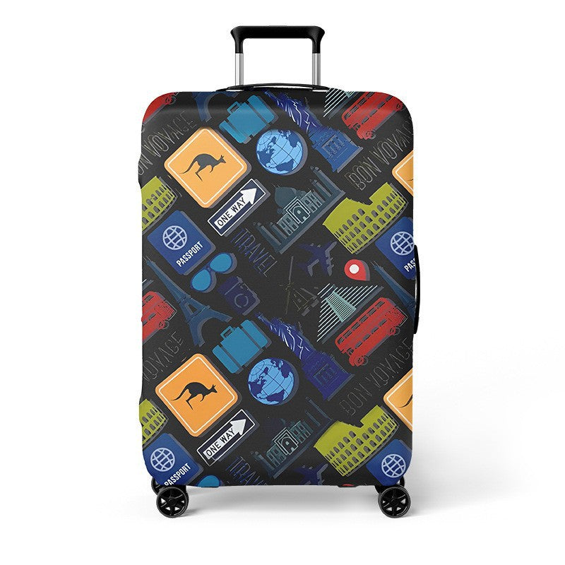Women's Hard Shell Travel Suitcase with Creative Cat Design Bowlift