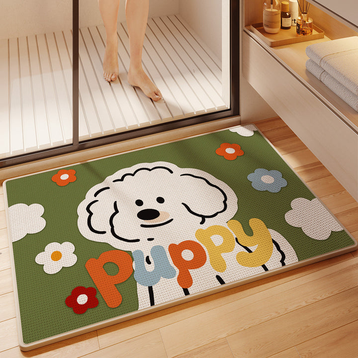 Fun Cartoon Themed Bath Mat Bowlift
