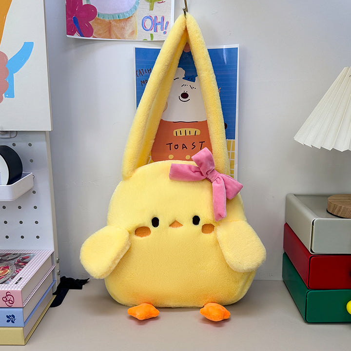 Cozy plush handbag in chicken design Bowlift
