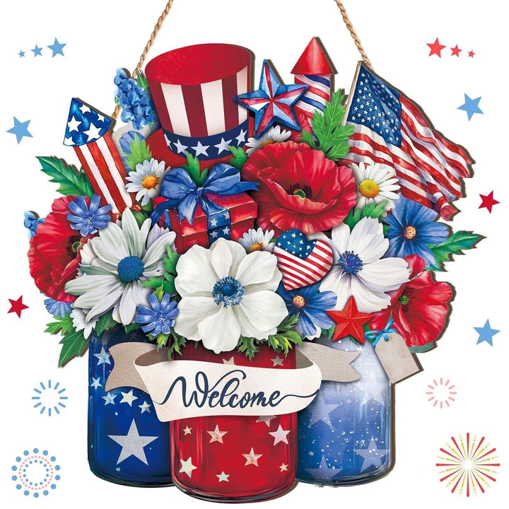 Unisex nan patriotic anniversary commemorative circular resin wall plaque with high-relief eagle Liberty Bell and Statue of Liberty personalization Bowlift