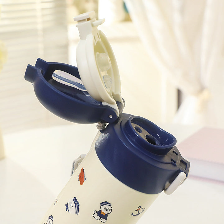 Women Insulated Drinking Bottle with Cute Animal Design Bowlift