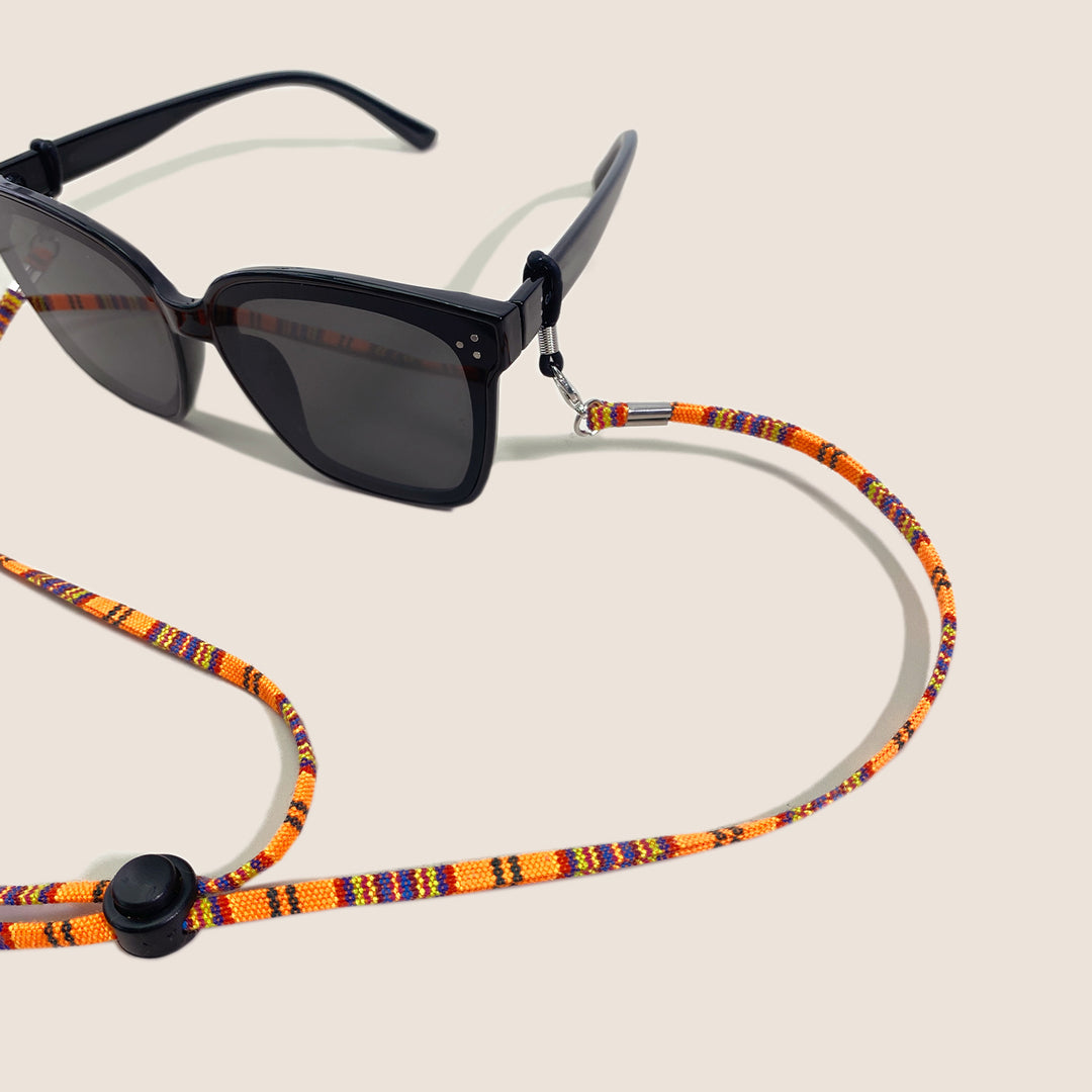 Decorative Patterned Eyewear Retention Strap Bowlift