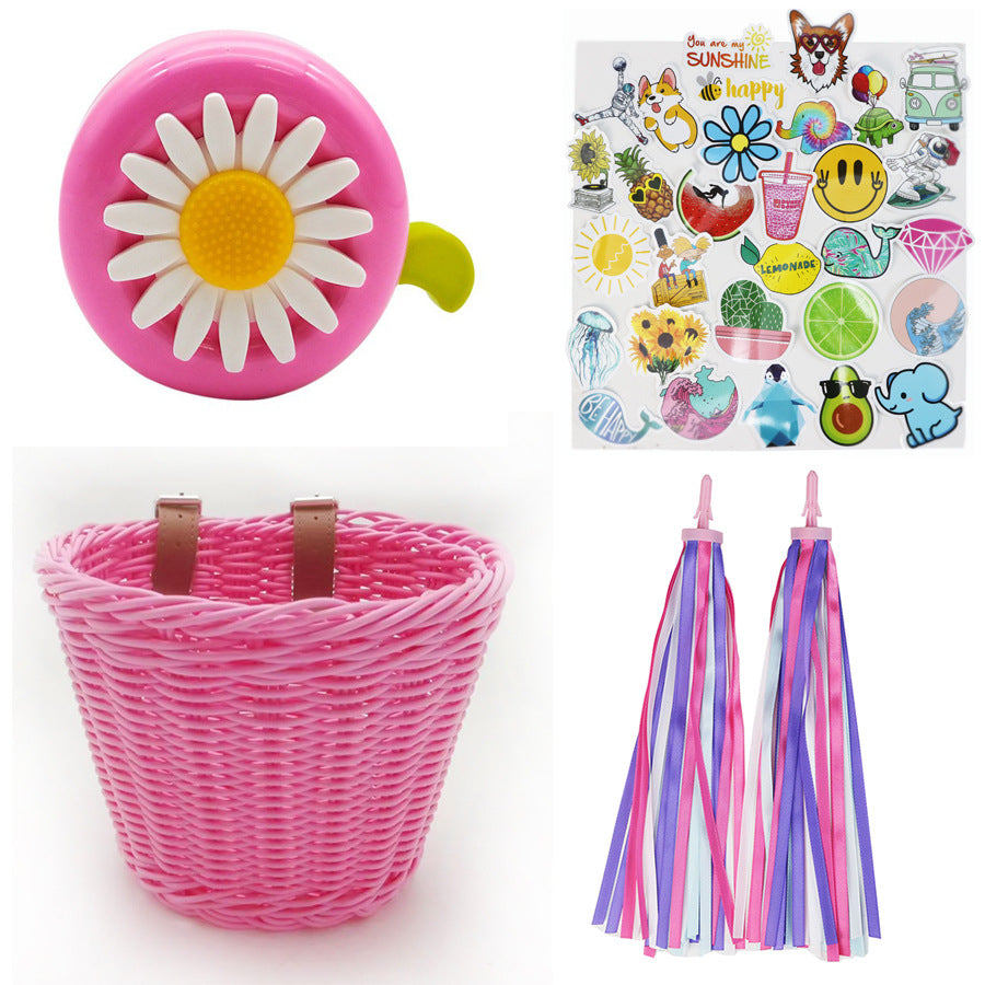 Decorative Woven Bike Basket Bowlift