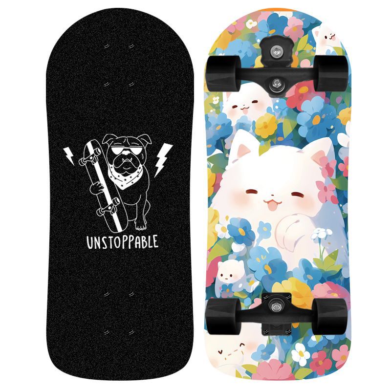 Unicorn-Themed Graphic Skateboard Bowlift