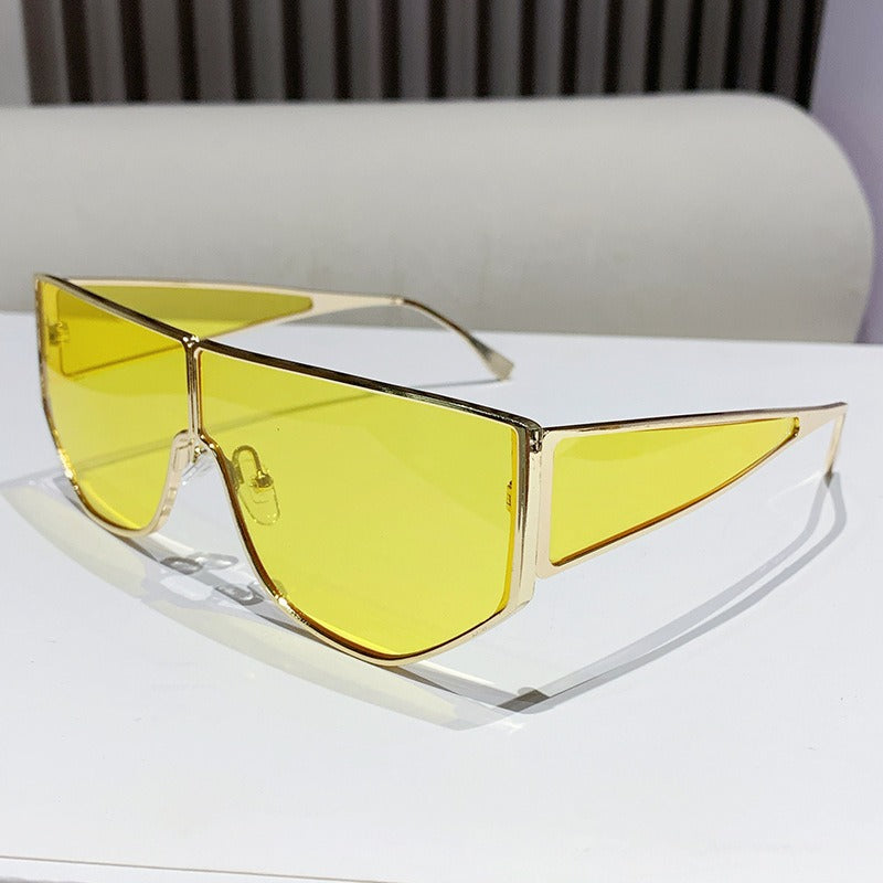 Men's Bold Statement Shield Sunglasses Bowlift