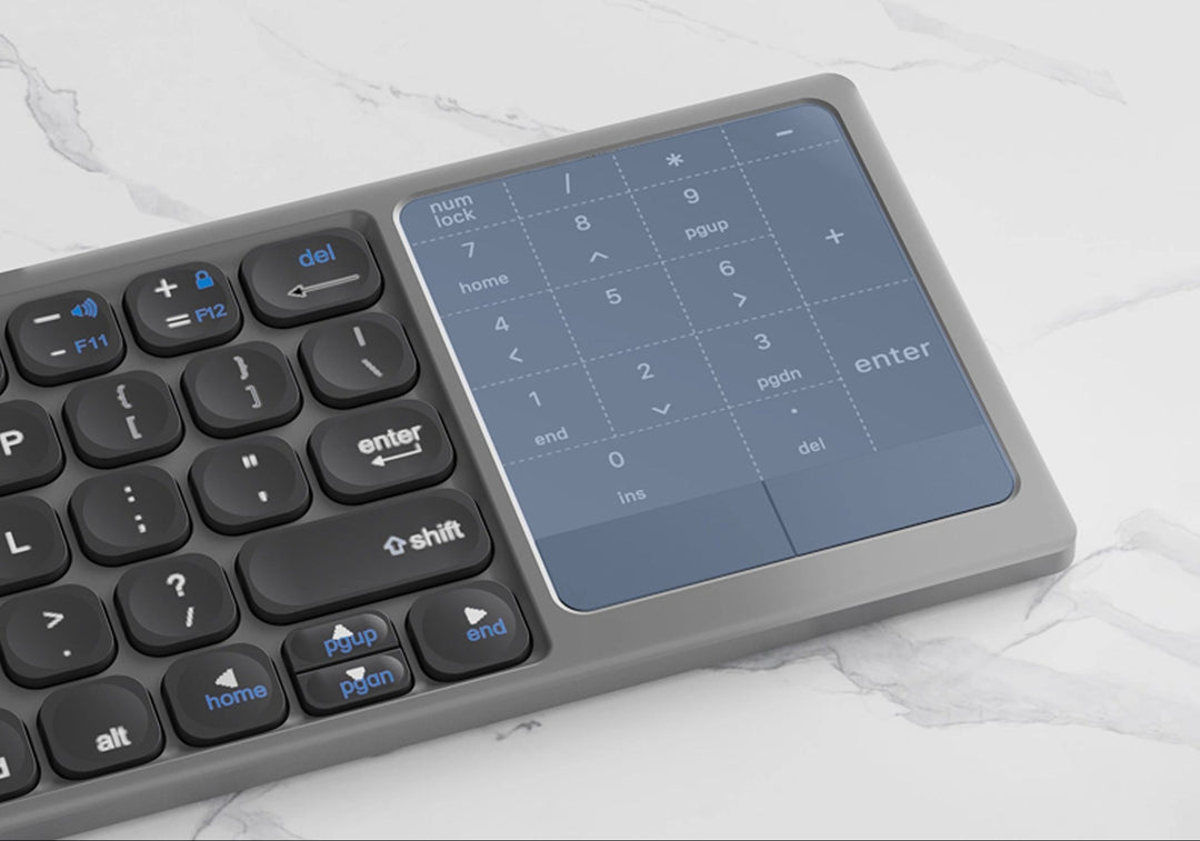 Portable Bluetooth Folding Keyboard Bowlift