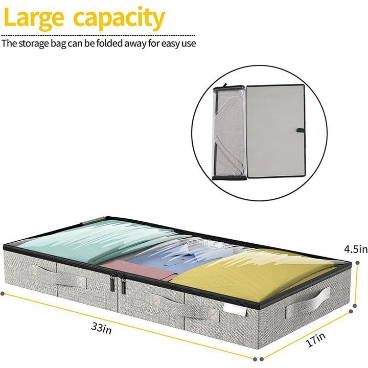 Stylish Zippered Storage Container