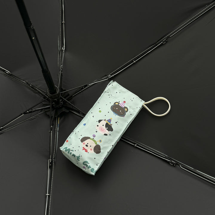 Women's compact umbrella with elegant leaf design Bowlift