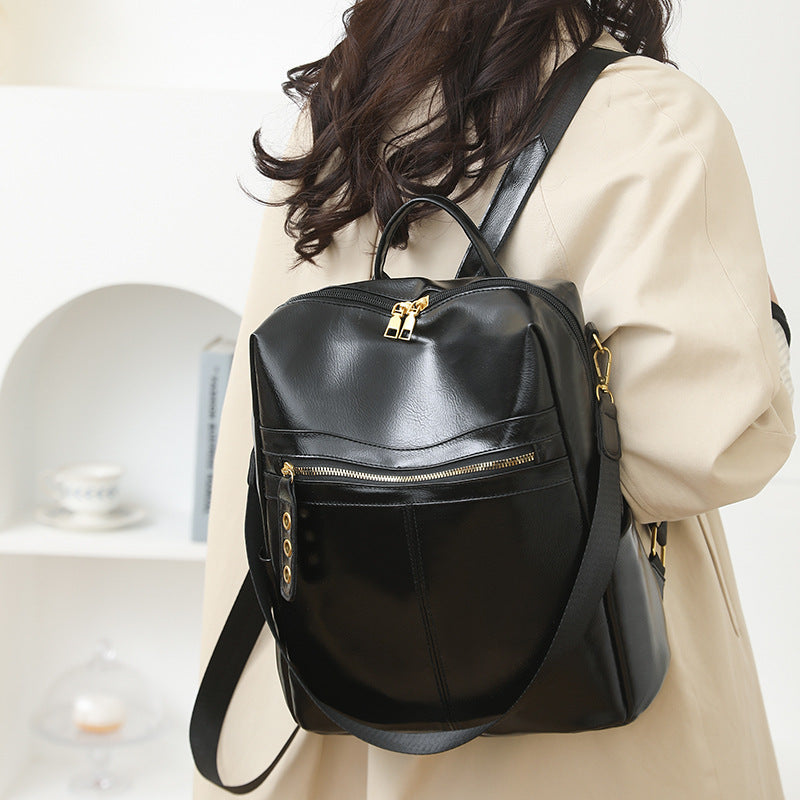 Premium Leather Multi-Functional Backpack Bowlift