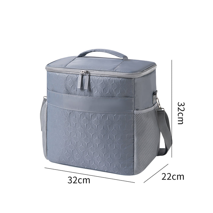 Insulated Cooler Bag With Integrated Compartments Bowlift