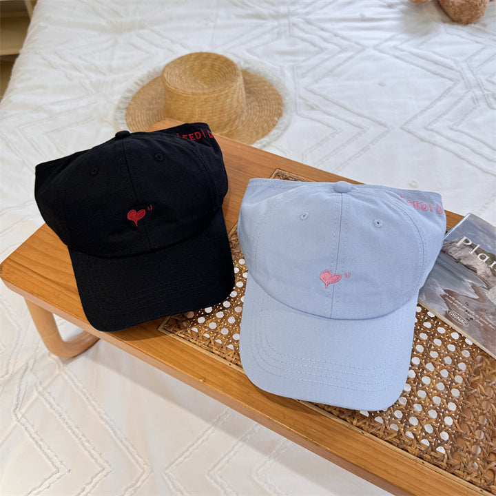 Women's Cute Embroidered Cap Bowlift