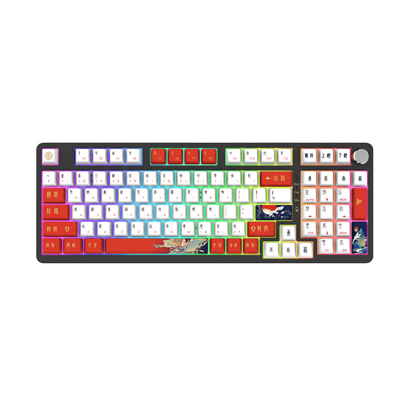 RGB Mechanical Gaming Keyboard with Hot-Swap Capability Bowlift