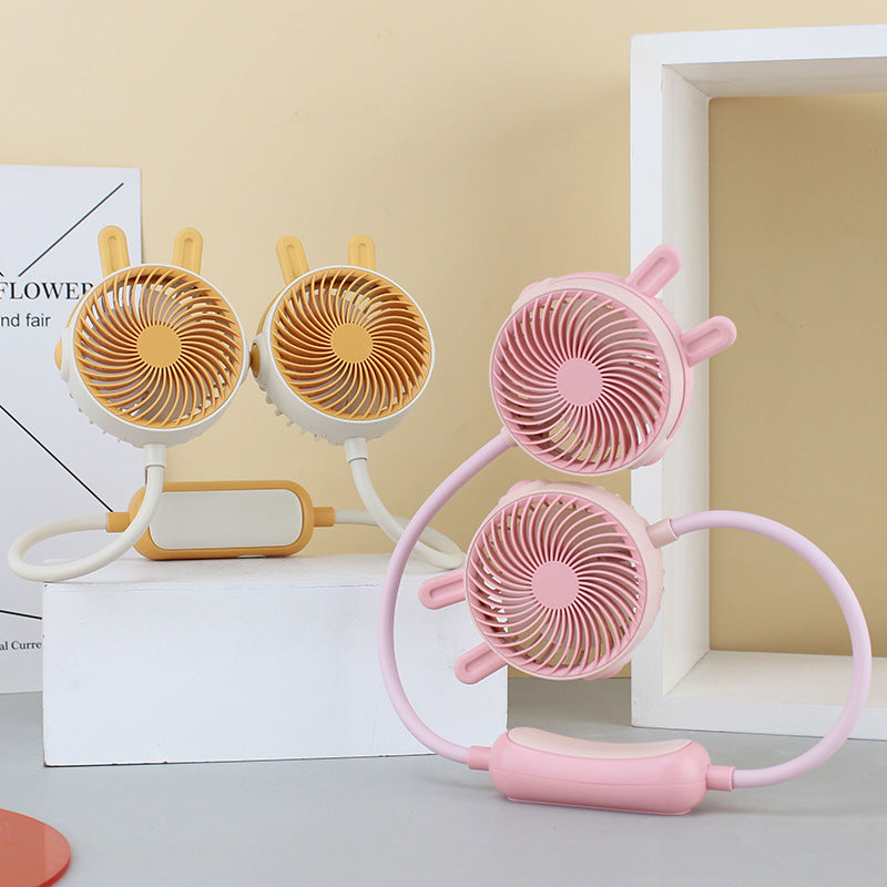 Portable Neck Fan with Flexible Mount Bowlift