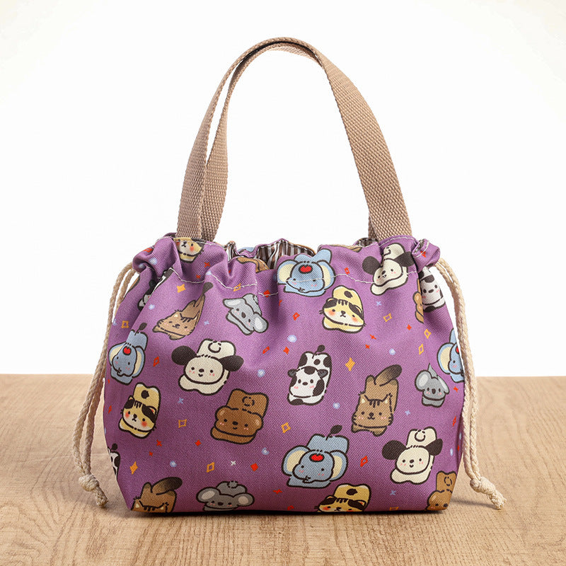Drawstring Cat-Themed Storage Bag Bowlift