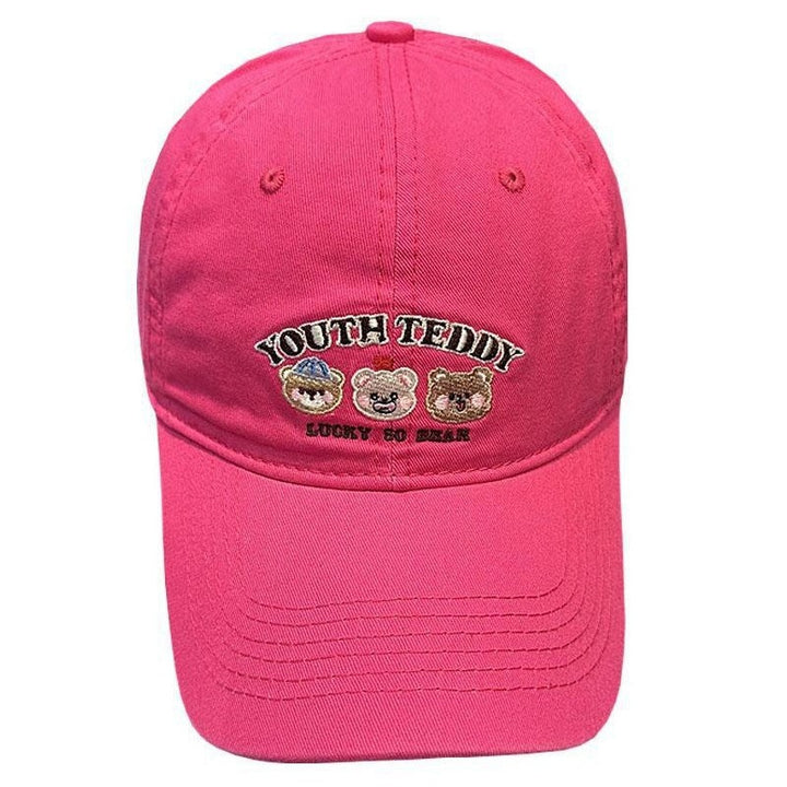 Unisex Embroidered Character Cap Bowlift