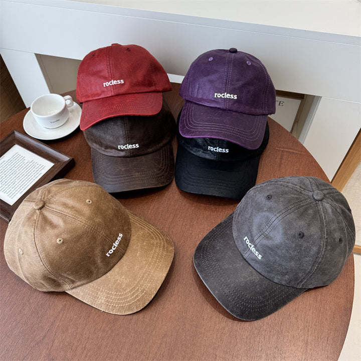 Unisex Vintage-Inspired Distressed Baseball Cap Bowlift