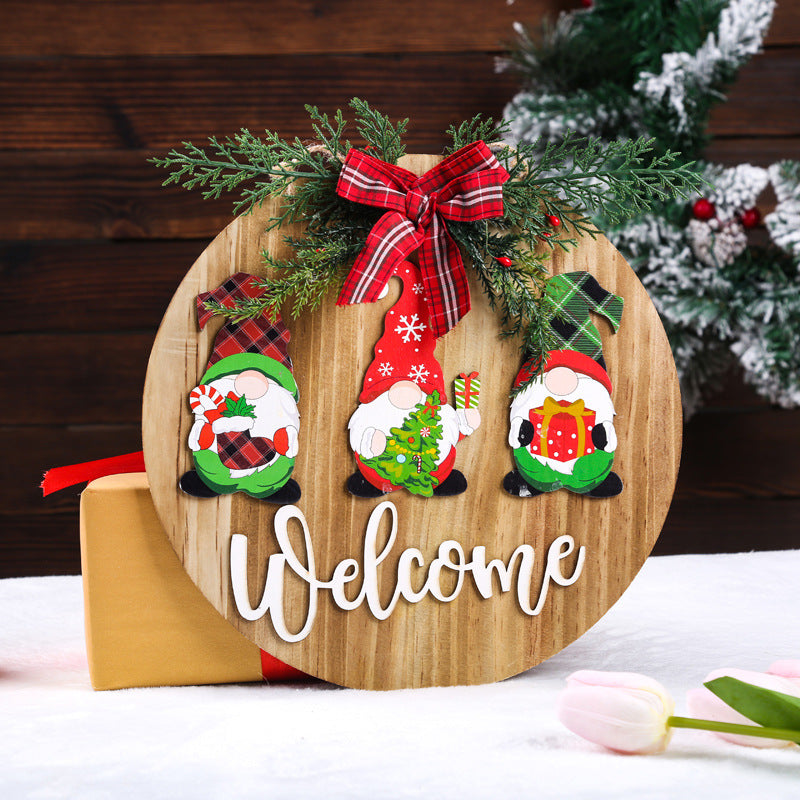 Welcome sign with festive design Bowlift