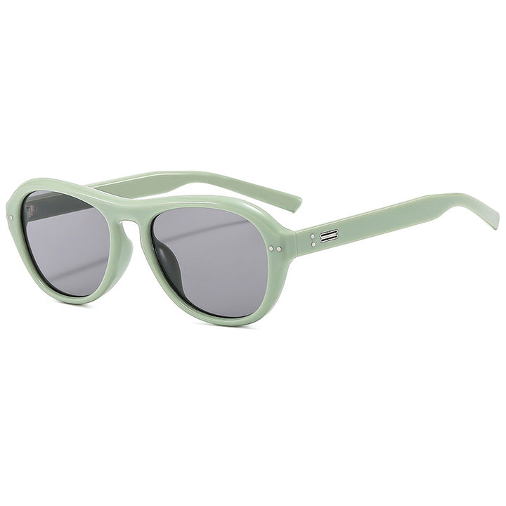 Women's fashionable glasses with fashionable elongated frame and high-quality plastic bowlift