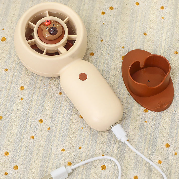 Portable handheld fan with cute animal design Bowlift