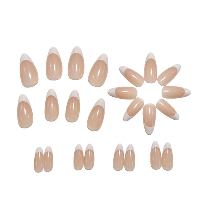 Artificial nails in elegant stiletto design with high gloss finish Bowlift
