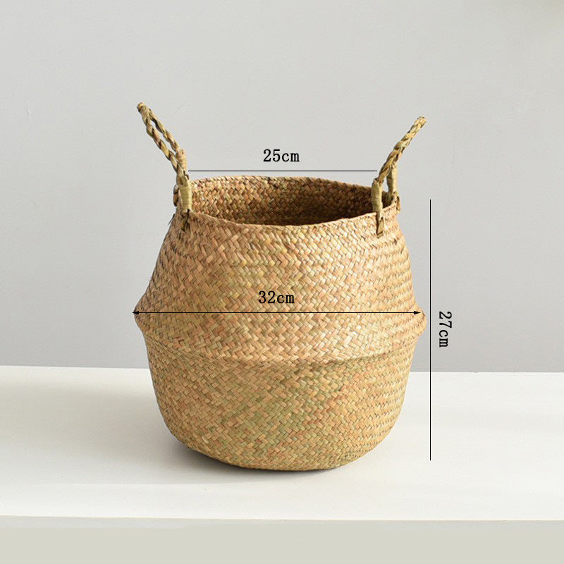 Decorative Woven Storage Basket Bowlift