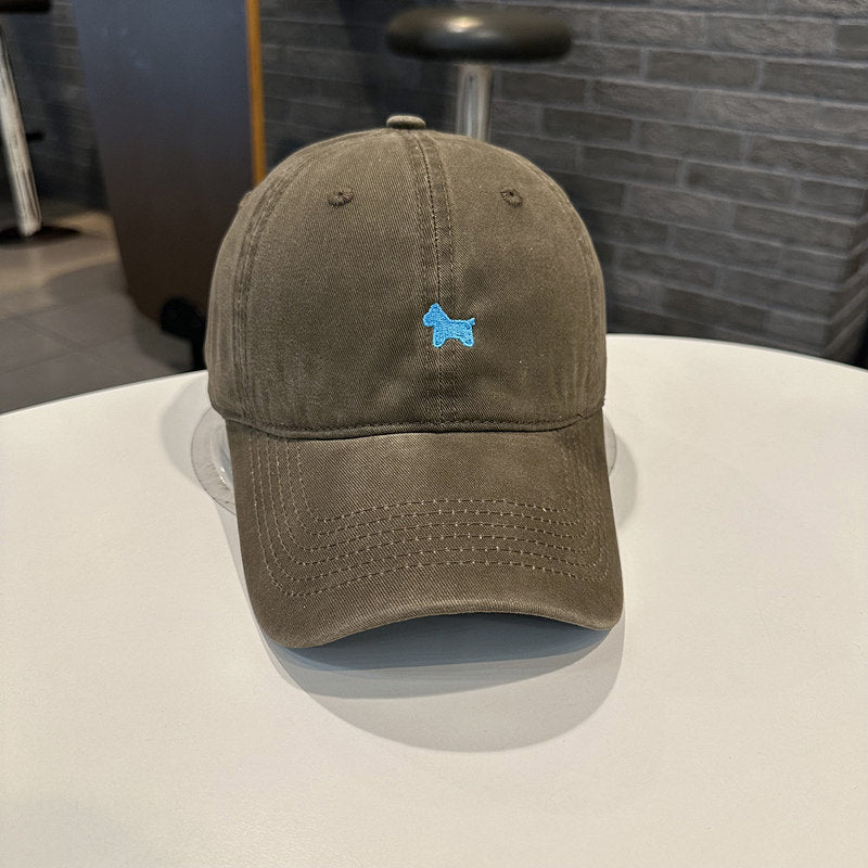 Men's Casual Embroidered Cotton Cap Bowlift